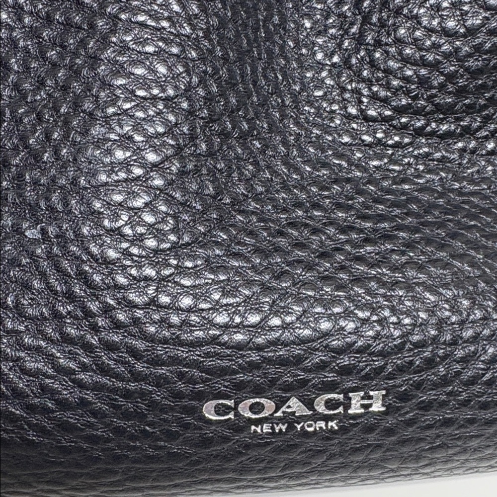 Coach Bleeker Sullivan Pebbled Black Leather Shou… - image 5